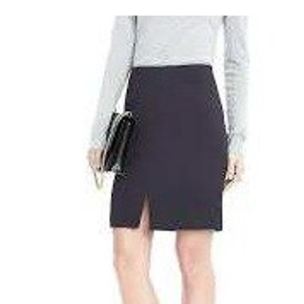 Banana Republic Dark‎ Charcoal Gray Stretch Pencil Skirt size 10 Minimalistic